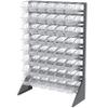 Akro-Mils 30008 One Sided Steel Rail Hanging System Garage Organizer for Mounting AkroBin Storage Bins, (36-Inch W, 14-Inch D, 53-Inch H), Gray view 4
