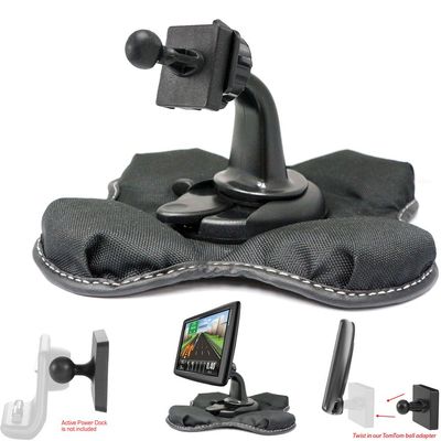 ChargerCity Portable Dashboard GPS Friction Mount for Tomtom VIA 1415 1435 1505 1515 1535 1605 1625 M TM T GO 40 50 51 52 60 61 62 500 520 600 620 5000 6000 Live EASYPORT GPS