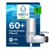 Brita Faucet Mount Water Filter System, Chrome, No-Wait Filtration, Easy Install, Multi-Use Tap Water Filter for Kitchens, Bathrooms & Small Spaces view 1