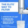Brita Faucet Mount Water Filter System, Chrome, No-Wait Filtration, Easy Install, Multi-Use Tap Water Filter for Kitchens, Bathrooms & Small Spaces view 2