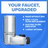 Brita Faucet Mount Water Filter System, Chrome, No-Wait Filtration, Easy Install, Multi-Use Tap Water Filter for Kitchens, Bathrooms & Small Spaces view 3