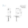 Dawn AB27 1601C Single-Lever Tall Vessel Faucet, Chrome view 2