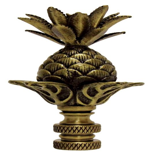 Pineapple Antique Metal Finial
