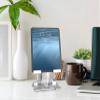KABCON Quality Tablet Stand,Adjustable Foldable Eye-Level Aluminum Solid Up to 15-in Tablets Holder for Microsoft Surface Series Tablets,iPad Series,Samsung Galaxy Tabs,Amazon Kindle Fire,Etc.Silver view 4