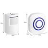 Wireless Home Security Driveway Alarm, Enegg Entry Alert, Visitor Door Bell Chime with 1 Plug-in Receiver and 2 PIR Motion Sensor Detector Alert System, Quality Sound and LED, 38 Melodies view 4