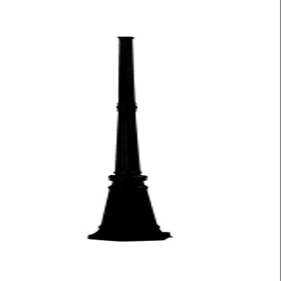 Z-Lite 504POST-BK Outdoor Post, Black