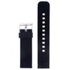 Watch Band/Strap for Pebble Time Smartwatch Band Replacement Accessories with Metal Clasps Watch Strap/Wristband Silicone (Black) view 1
