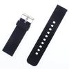 Watch Band/Strap for Pebble Time Smartwatch Band Replacement Accessories with Metal Clasps Watch Strap/Wristband Silicone (Black) view 4