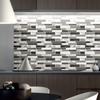 Art3d 12 x 12 Inch Vinyl Peel and Stick Backsplash, 10-Pack, Marble Grey view 3