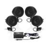 BOSS Audio Systems MCBK470B Motorcycle Bluetooth Speaker System - Class D Compact Amplifier, 3 Inch Weatherproof Speakers, Volume Control, Great for Use With ATVs and 12 Volt Vehicles view 1