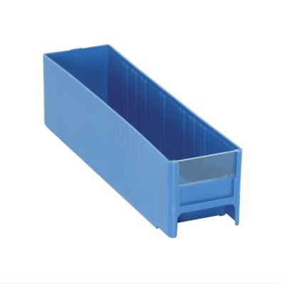 QUANTUM STORAGE SYSTEMS IDR201BL Cabinet Drawers Part Organizer Blue Bins 11" L x 3" W x 3" H 24 Pack