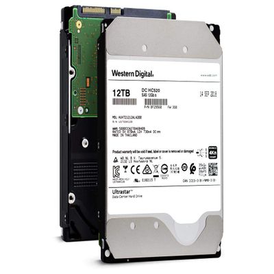 HGST WD Ultrastar DC HC520 HUH721212AL4200 12TB HDD 7200 RPM SAS 12Gb/s Interface 4Kn ISE 3.5-Inch Helium Data Center Enterprise Internal Hard Disk Drive, Model: 0F29560