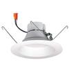 Nora Lighting NOX-5632-40-WW 5 Inch Or 6 Inch Baffle LED Retrofit Fixture 120 Volt Round 12.5 Watt 90 CRI 4000K 750 Lumens White Onyx view 1