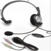 Andrea Communications C1-1022200-1 Model NC-181 VM High Fidelity On-Ear Monaural PC Headset, Proprietary Noise-canceling Microphone with Windsock, Pro-flex Wire Microphone Boom, 40 mW Max. Input Power view 1