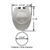 Scandvik White & SS Recessed Transom Shower Handle/Hose - Vertical/Horizontal Mount - 6' Hose view 4