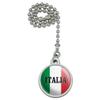 GRAPHICS & MORE Italia Italy Italian Flag Ceiling Fan and Light Pull Chain view 1