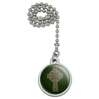 GRAPHICS & MORE Celtic Christian Cross Irish Ireland Ceiling Fan and Light Pull Chain