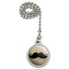 GRAPHICS & MORE Curly Mustache Ceiling Fan and Light Pull Chain view 1
