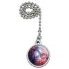 GRAPHICS & MORE Nebula Space Galaxy Ceiling Fan and Light Pull Chain view 1