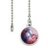 GRAPHICS & MORE Nebula Space Galaxy Ceiling Fan and Light Pull Chain view 2
