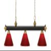 Z-Lite 200-3BRZ+SG-PRD 3 Billiard Light, Bronze + Satin Gold view 2