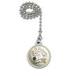 GRAPHICS & MORE I Love My Rescue Dogs Ceiling Fan and Light Pull Chain view 1