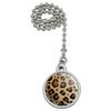GRAPHICS & MORE Leopard Print Animal Spots Ceiling Fan and Light Pull Chain view 1