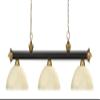 Z-Lite 200-3BRZ+SG-DGM14 3 Billiard Light, Bronze & Satin Gold view 1