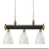 Z-Lite 200-3BRZ+SG-DMO14 3 Billiard Light, Bronze & Satin Gold view 2