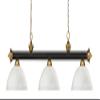 Z-Lite 200-3BRZ+SG-DMO14 3 Billiard Light, Bronze & Satin Gold view 3
