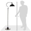 Sh Lighting Adjustable Architect Style Floor Lamp - Features a 2-Point Adjustable Settings - 69" Tall Perfect for Bedroom, Living Room, or Home Office - Silver view 2