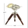 Deco 79 Industrial Metal Cylinder Desk Lamp, 13" x 13" x 30", Brown view 3