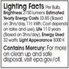 TCP 4893230k 32-watt 3000-Kelvin Full Springlamp CFL Light Bulb view 2