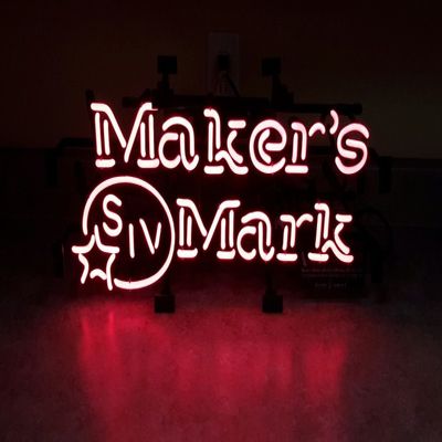 Desung New 24"x20" Maker Marks SIV Neon Sign Man Cave Bar Pub Beer Neon Lamp Real Glass Neon Light DX97