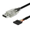 Gearmo USB to TTL Serial Adapter Cable 5V with FTDI FT232QR Chip 6 Pin Female Socket Header UART Windows 11, 10, 8, 7, macOS, Linux (3ft, 5 Volt) view 1