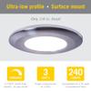 Armacost Lighting Wafer Thin LED Puck Light, Soft White Light (3000K), Brilliant White Finish 214411 view 3