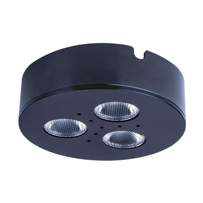Armacost Lighting TriVue Under Cabinet LED Puck Light Recessed Downlight, 2700K, Matte Black, 213313