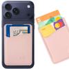 Wallaroo Premium Leather Cell Phone Wallet Stick On - Android and iPhone Wallet and Card Holder for Women and Men - Durable with Non-Slip Lining Secures Up to 3 Cards view 1
