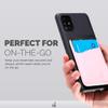 Wallaroo Premium Leather Cell Phone Wallet Stick On - Android and iPhone Wallet and Card Holder for Women and Men - Durable with Non-Slip Lining Secures Up to 3 Cards view 3