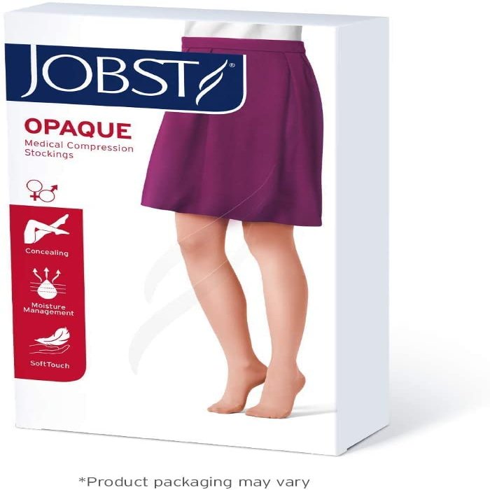 PACK OF 3 EACH JOBST 115272 OPAQUE KNEE BEIGE LG20/30 PT#35664152727