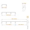 LEDMOMO Halloween String Lights ,20ft 30-LED Ghost Solar Light String for Outdoor and Indoor Patio Garden Porch Party Decoration (Pure White) view 2
