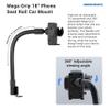 Arkon Mount Car or Truck Seat Rail/Floor Phone Mount | Universal Compatible | Flexible Gooseneck | Easy Installation | Truck Phone Mount | Phone Holder Fits iPhone, Galaxy, Note and more view 4