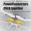 PowerBridge Solutions TWO-CK-16 Dual in-Wall Cable Management for Wall-Mount TVs, 16' PowerConnect Cable ,white view 4