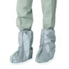 DuPont Tyvek 400 FC 18-Inch High Boot Cover with Skid-Resistant Sole and Serged Seams, Gray, One Size (Pack of 100) view 1