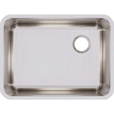 Elkay ELUH231710R Lustertone Classic Single Bowl Undermount Stainless Steel Sink