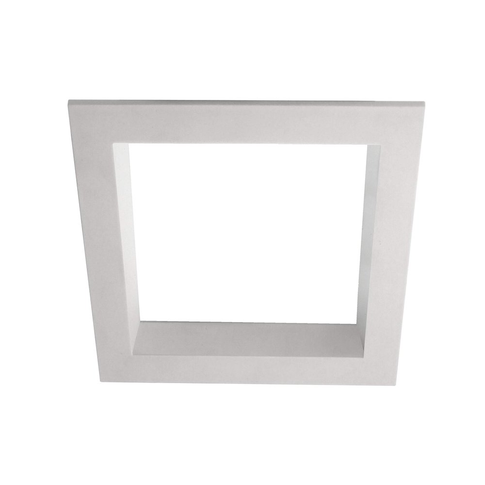 NICOR Lighting 5 inch Square New Construction Downlight Kit with Housing in 3000K (DLQ5-10-120-3K-WH)