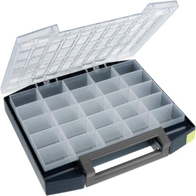 raaco 134873 Blue/Transparent Compartment box Boxxser 55 5x10-25"