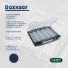 raaco 134873 Blue/Transparent Compartment box Boxxser 55 5x10-25" view 3