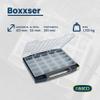 raaco 134873 Blue/Transparent Compartment box Boxxser 55 5x10-25" view 4