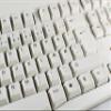 Danish PS2 Ivory Keyboard With USB Adaptor view 3